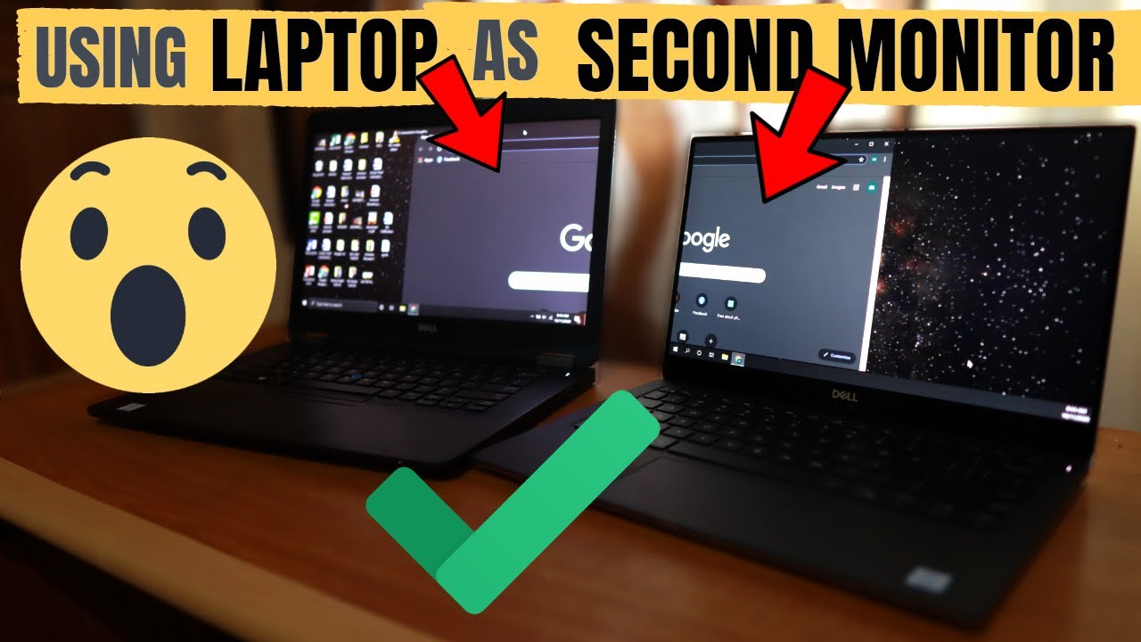 How to use a Laptop a Second Monitor - YouTube