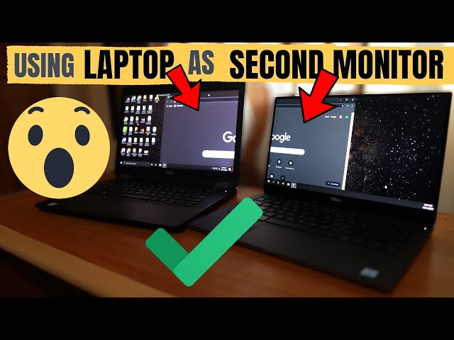 How to use a Laptop a Second Monitor - YouTube
