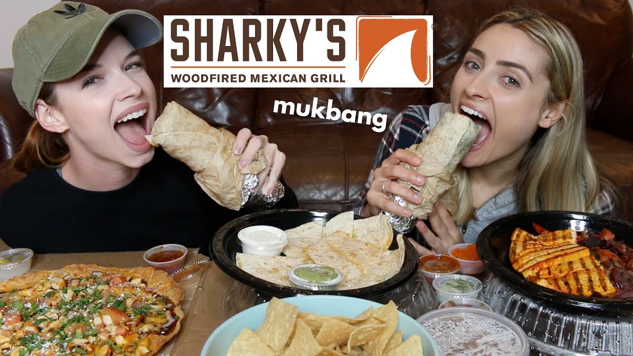 SHARKYS Mexican Grill Mukbang!!