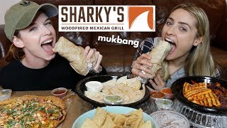 SHARKYS Mexican Grill Mukbang!!