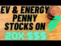 EV and Energy Penny Stocks to Watch on Robinhood | Next Nio or WKHS? 20x your money!