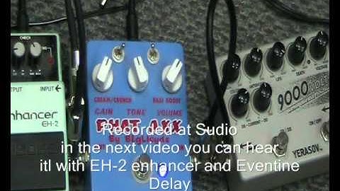 Phat AXX-OverDrive pedal demonstration (Clean pedal).part 1