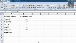 Average Function In Excel | Learn Excel Formulas | Excel Tutorials For Beginners