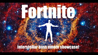 Fortnite Interstellar Bass emote showcase!