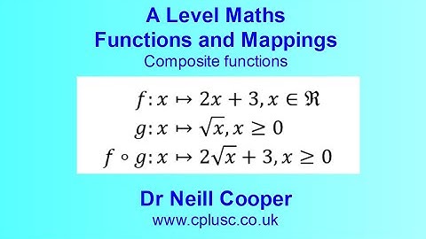 A Level Maths: Composite Functions