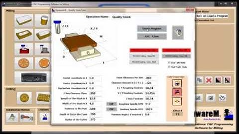 KipwareM Conversational CNC Programming Software Video #1 - Conversational Programming Menus