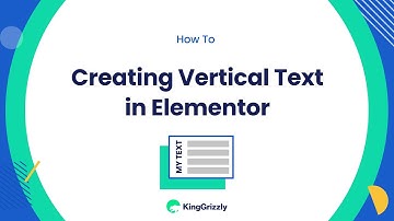 Creating Vertical Text in Elementor