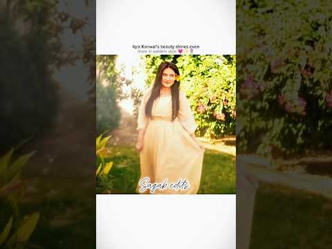 Iqra Kanwal’s beauty shines even more in western style 💗✨🌷#sistrology