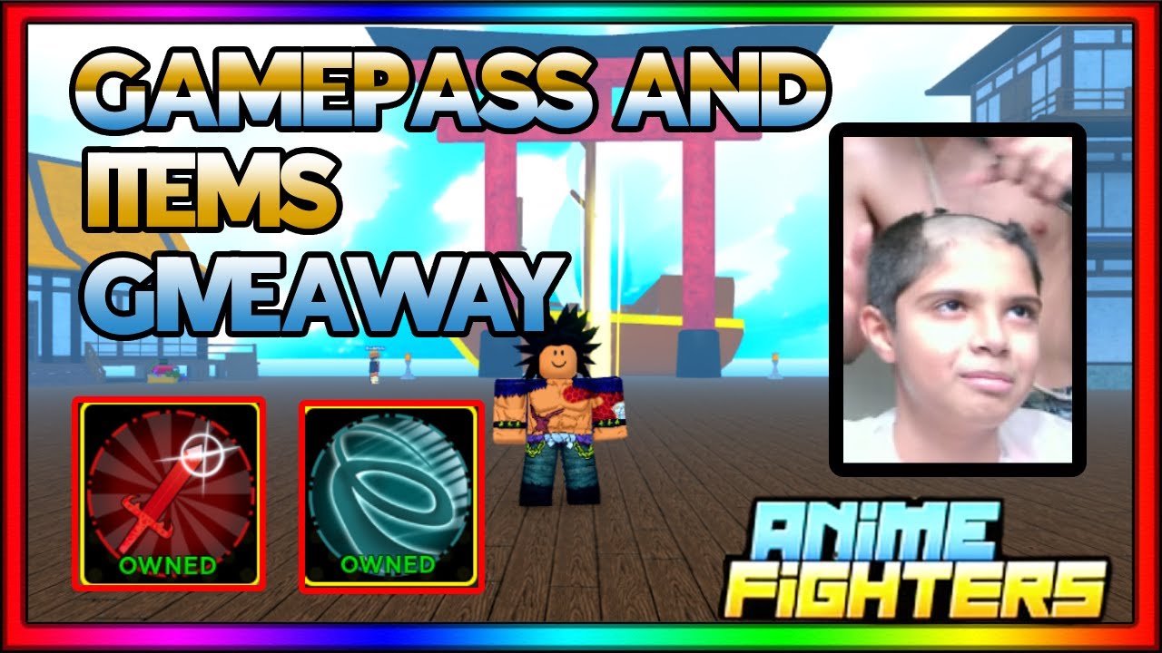 7 LUCK SERVER] + GAMEPASS GIVEAWAY+ ITEMS IN ANIME FIGHTERS SIMULATOR!  SUMMER UPDATE IS HERE! 