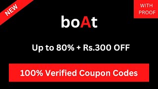 Boat Coupon Code ✅| Up to 80% OFF + Extra Rs.300 OFF Promo Code | 100% Verified #BoatCoupon #Offers
