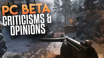 Call of Duty: WW2 PC Beta Criticisms & Opinions (CoD WW2 PC Gameplay)