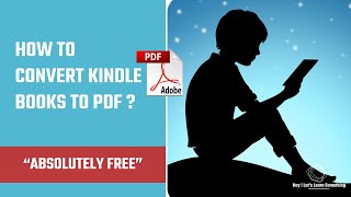 How to convert Kindle Books to PDF using free software? [2021 update] | Hey Let's Learn Something screenshot 3