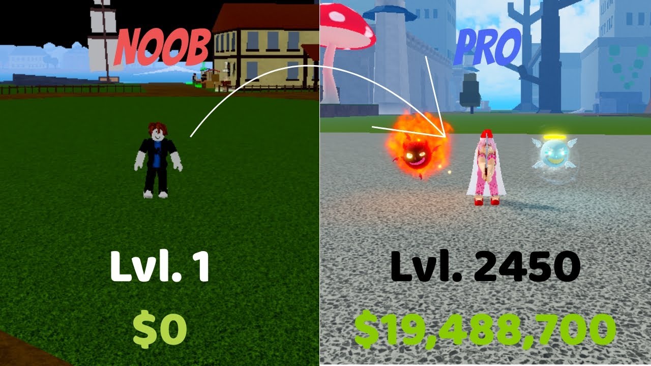 Noob to Pro Using SPIRIT FRUIT - Bloxfruits 