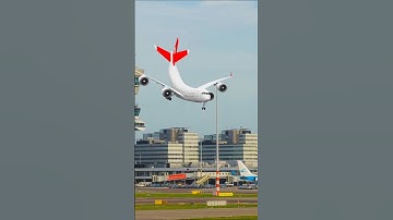 funny airplane dancing like bird
