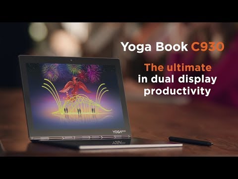 Lenovo Yoga Book C930 - The ultimate in dual display productivity