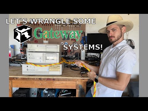 Let's wrangle some Gateway 2000 systems! Vintage computer teardown from the Franklin eWaste haul.