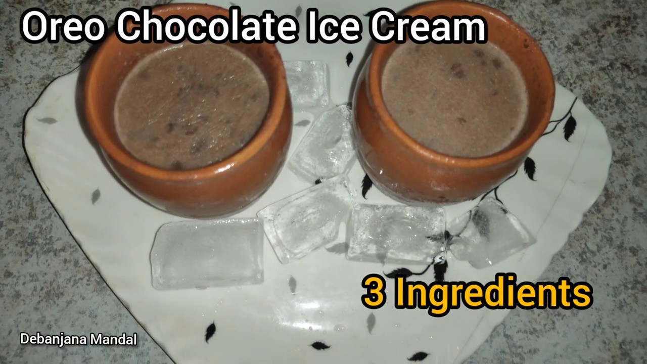 Chocolate Ice Cream Without Cocoa Powder 3 Ingredients YouTube