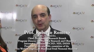Professor Romero introduces the 1st World Congress on Maternal Fetal Neonatal Medicine