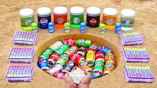 Mentos Vs Coca Cola, Mirinda, 7Up, Fanta, Sprite, Pepsi, Mtn Dew Underground