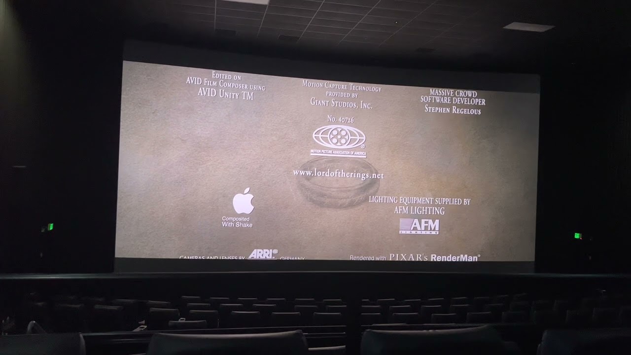 Digital Cinema Endings: The Lord of the Rings: The Return of the King (2003)