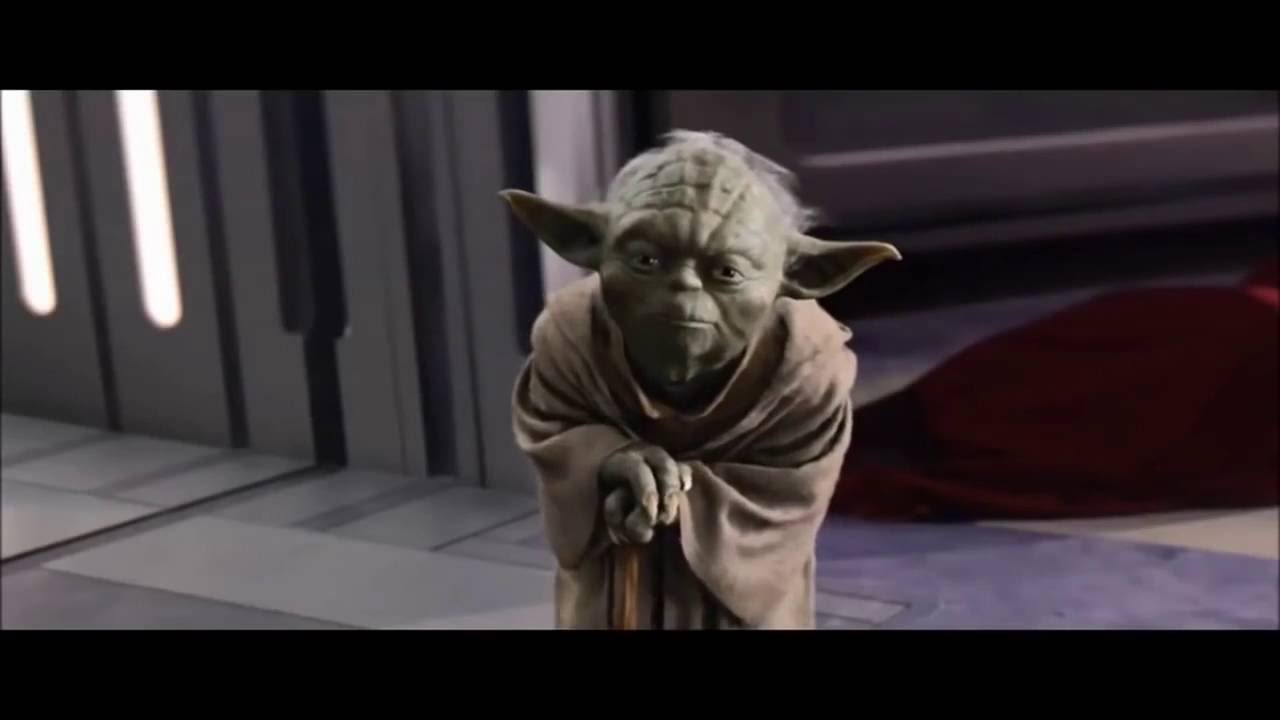Star Wars Yoda vs Palpatine Full Battle - YouTube