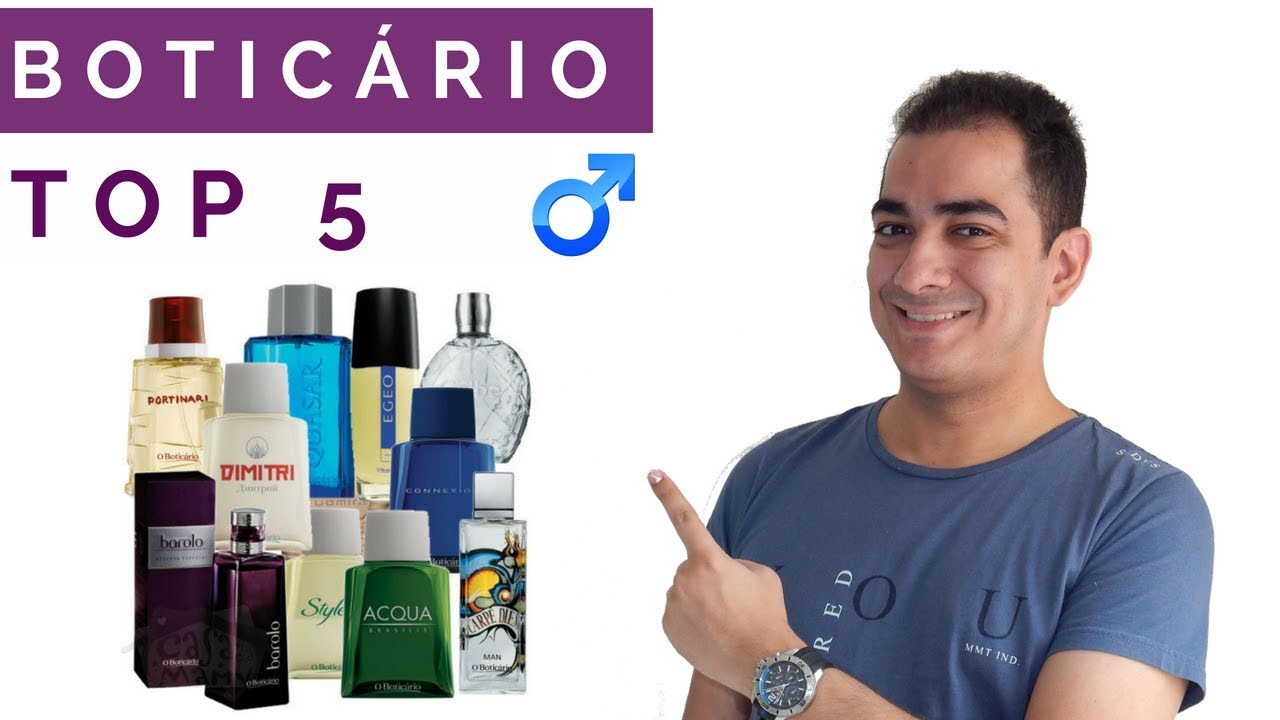 TOP 5 | Melhores perfumes masculinos da Boticário - YouTube