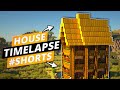 Savanna house in minecraft timelapse