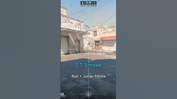 CT Cross Smoke from long on Dust2! - CS2 Tips and tricks #cs2 #csgo #counterstrike #gaming