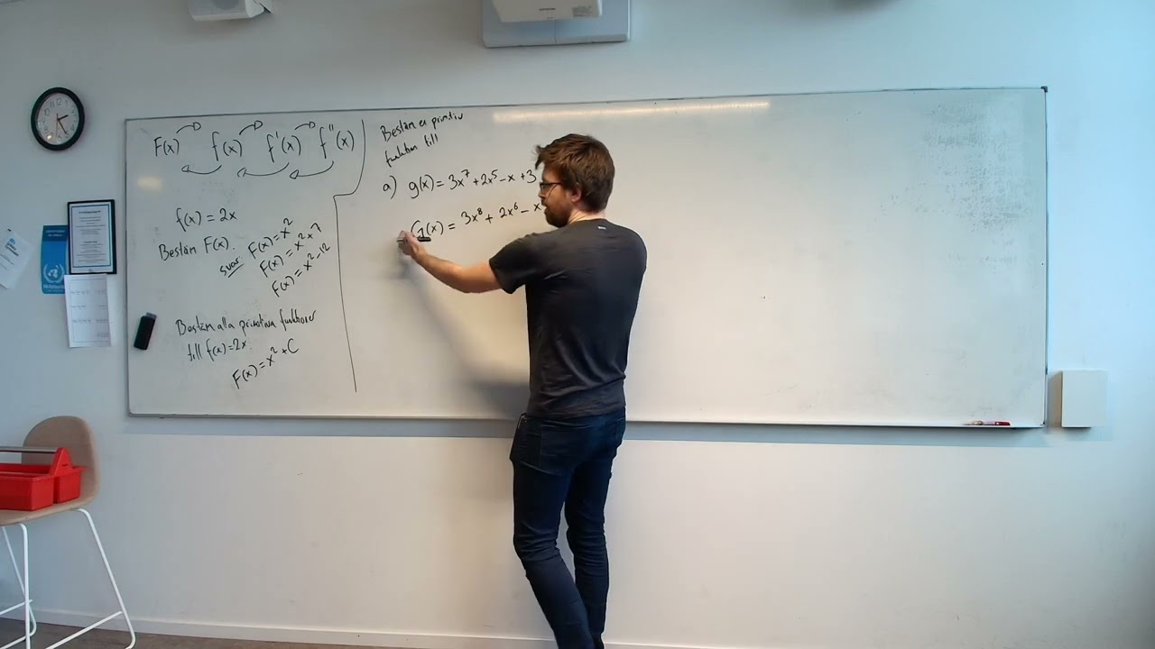 Matematik 3. Primitiva funktioner