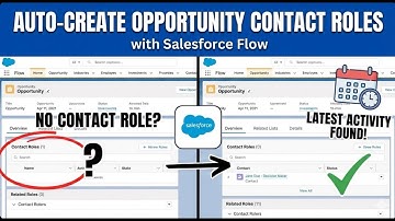 Automatically Create Opportunity Contact Role using Salesforce Flow