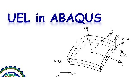 UEL Subroutine in Abaqus: UEL Subroutine training video and tutorial,