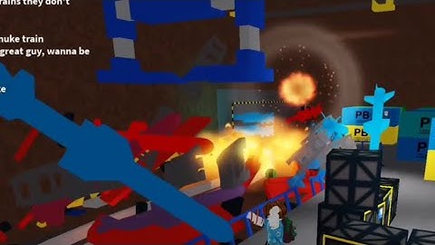 Pinewood roblox nuke train crash be like: