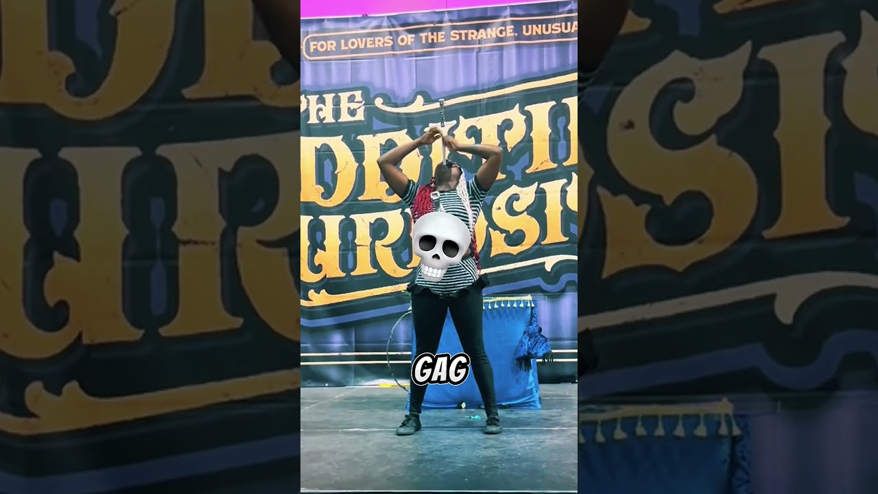 Шокирующая тайна внутри тела глотателя мечей! 🤯⚔️