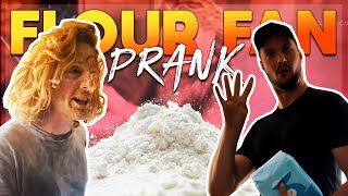 Flour Fan Prank!