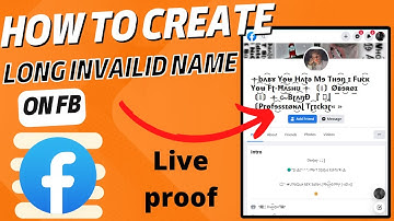 How to Make Long invalid Name Facebook account 2022