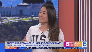 Karate Olympian Sakura Kokumai Leads Self-Defense Cl