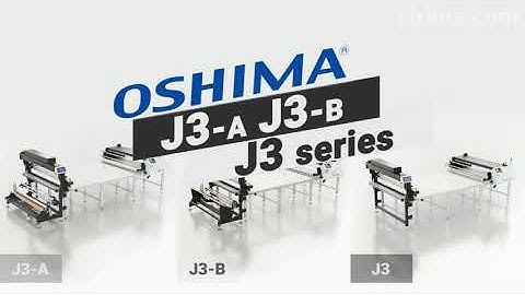 Oshima J3-190 Spreading machine for woven, nonwoven and technical fabrics a fabric cradle and table