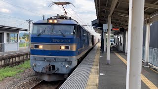 JR貨物　EF510-507   北斗星色　大土呂駅通過
