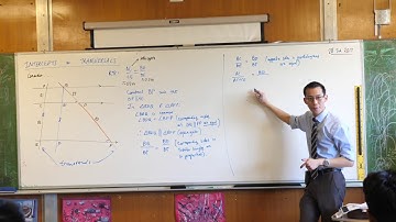 Ratios of Intercepts on Transversals (2 of 2: Constructing the proof)