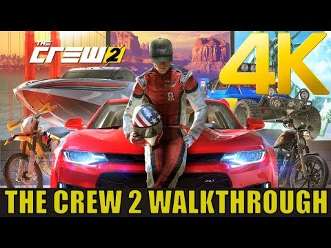 4K 2160P PS4 PRO] THE CREW 2 Walkthrough Part 1