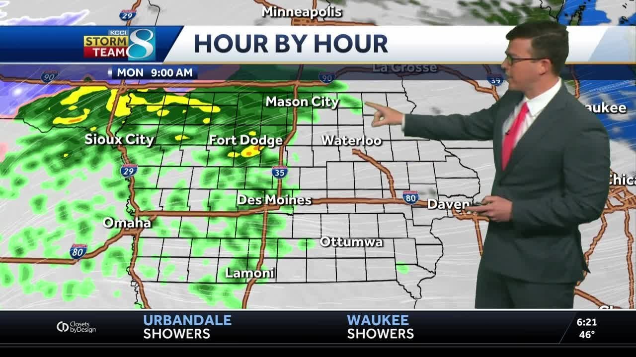Rain chances to start the week - YouTube