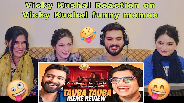 VICKY KAUSHAL REACTS TO VICKY KAUSHAL MEMES ft. VICKY KAUSHAL