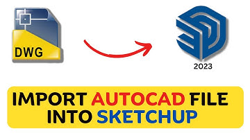 How to import AutoCAD file to Sketchup | Import cad file into SketchUp | AutoCAD to SketchUp