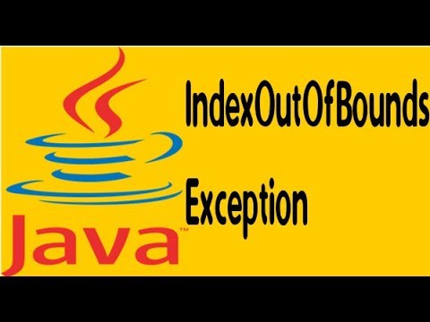 Video: Che cos'è l'eccezione index out of bound in Java?