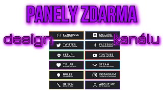 Jak začít streamovat 3. díl - Jak vytvořit twitch panely zdarma ( design kanálu )