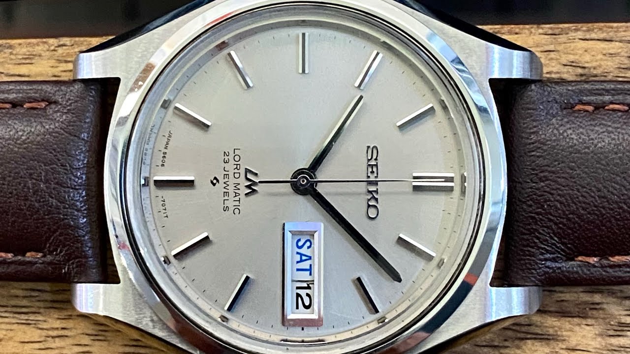 Vintage August 1970 Seiko LM 5606-7070 w/ Service Records, Great