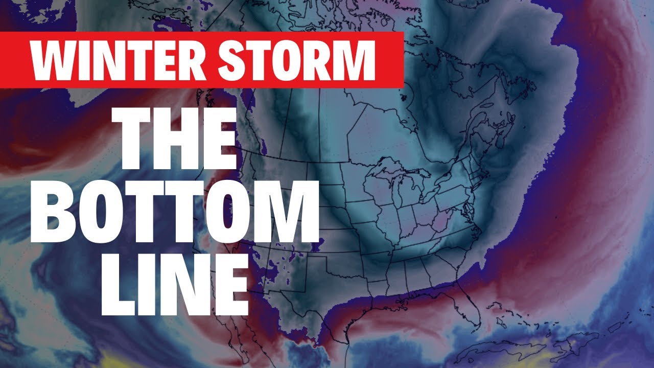 Winter storm this weekend and the next move - YouTube