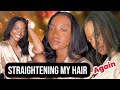 I STRAIGHTENED MY NATURAL HAIR PT.2 ... Tips on how to get your hair SUPA STRAIGHT!