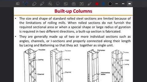 Built up column