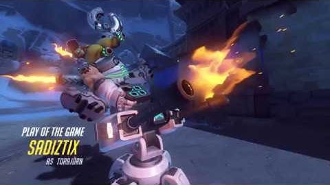 Overwatch Competitive Capture The Flag Plays Of The Game - Torbjorn (Nepal Village)